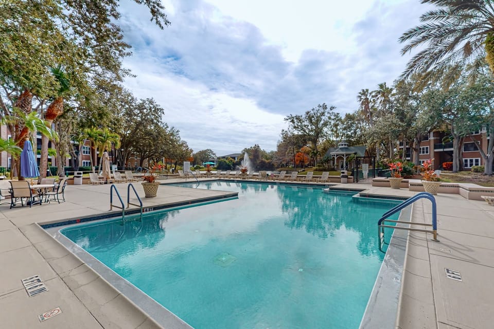 Large heated condo pool