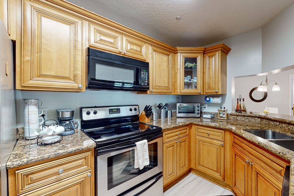 Fully equipped kitchen with everything you need!