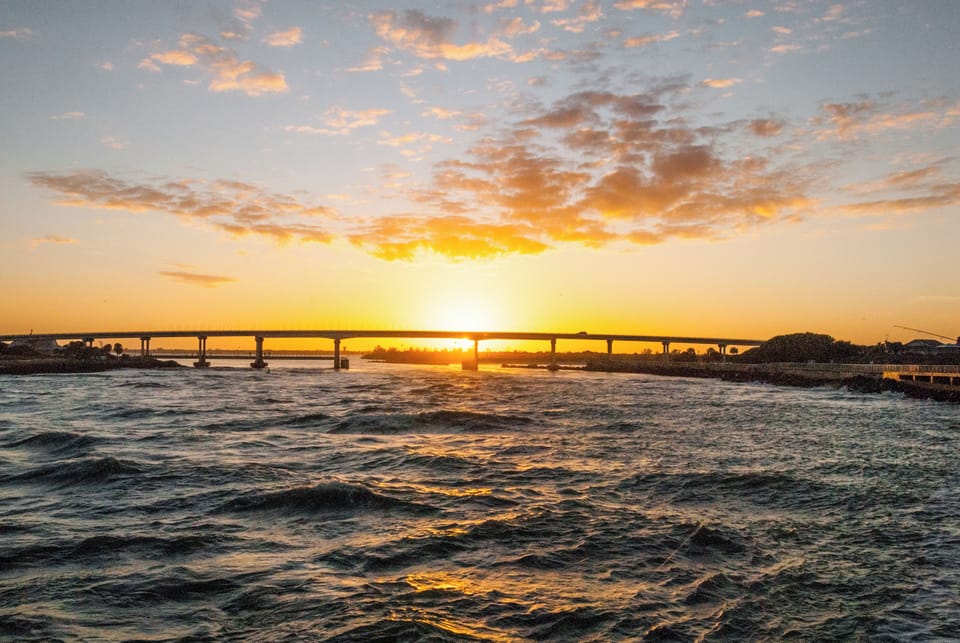 Sunset at Sebastian Inlet
