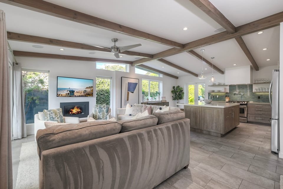 Spacious open living perfect for relaxing together