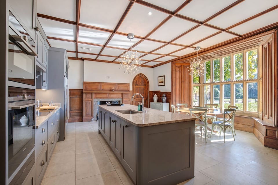 The kitchen at Darcy Hall, Essex