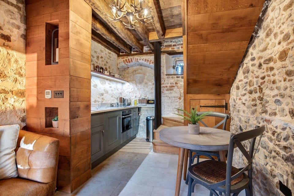 The living space at Priory Barn, Essex