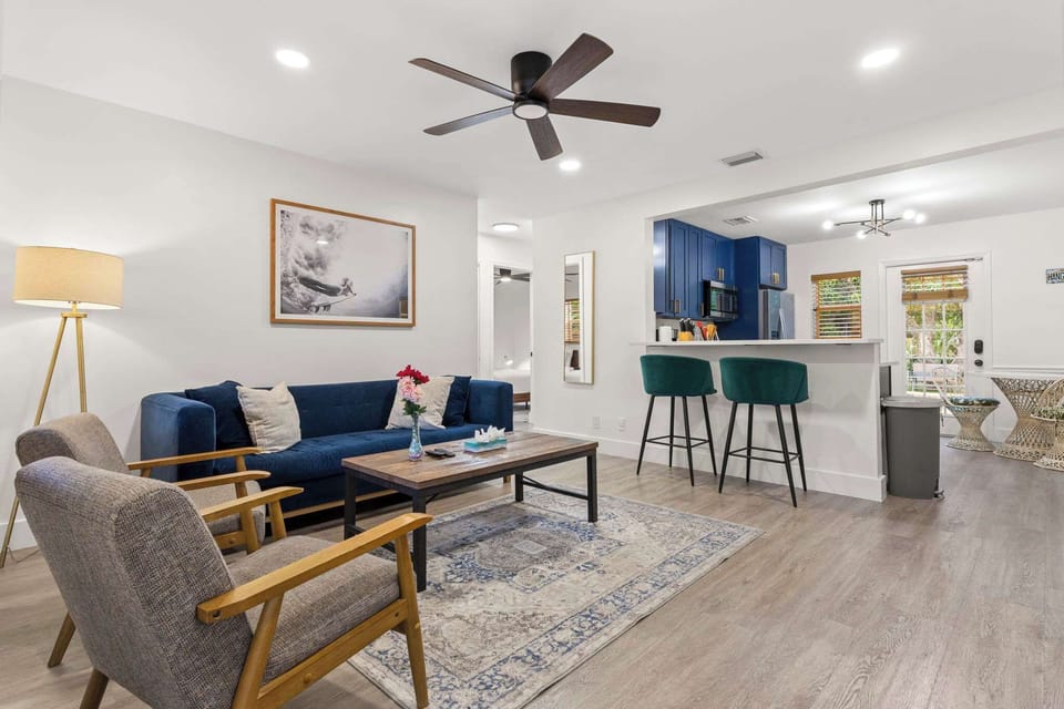 Stretch out, snuggle up, and stay awhile. This living room was designed for one thing: total relaxation (with a side of fun).