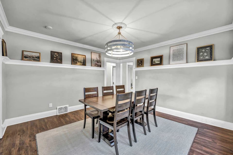 Gather around and make every meal memorable in this bright, inviting dining space designed for connection, comfort, and shared moments.