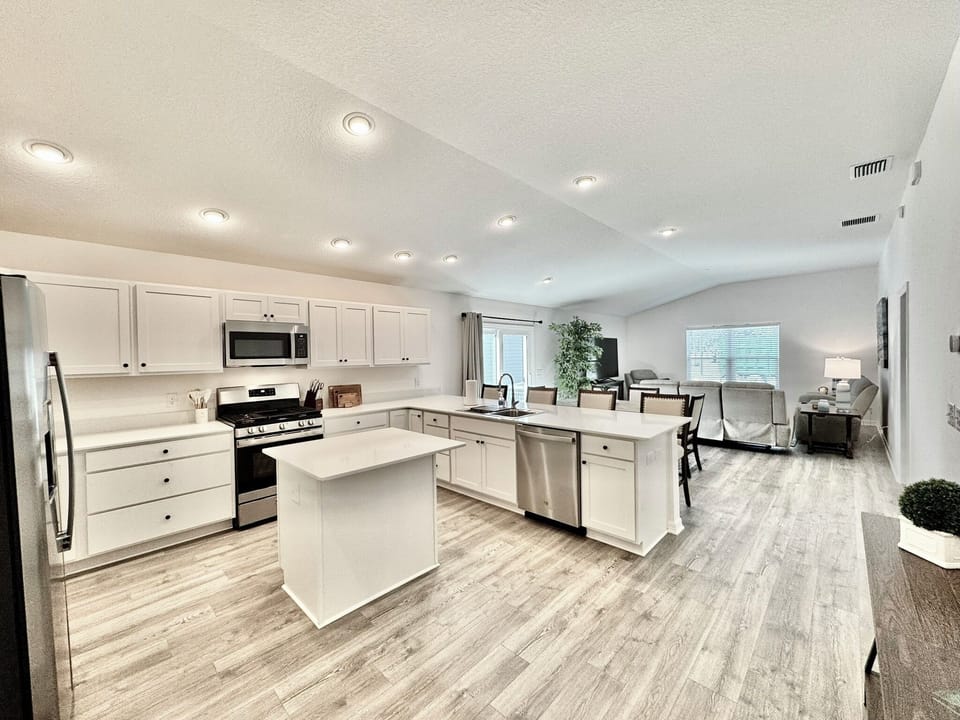 Open Concept - Kitchen, Dining and Living Room