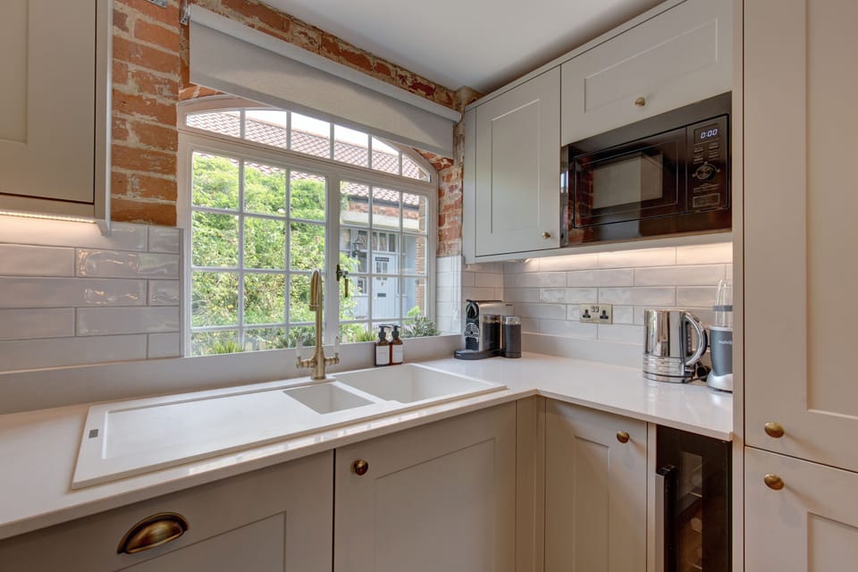 Ground floor: A well-equipped kitchen awaits