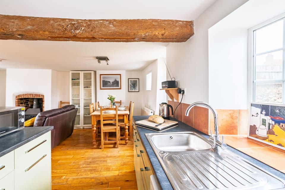 Ground floor: A well-equipped kitchen