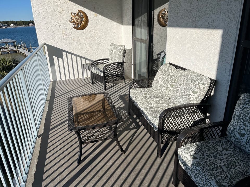 Large balcony