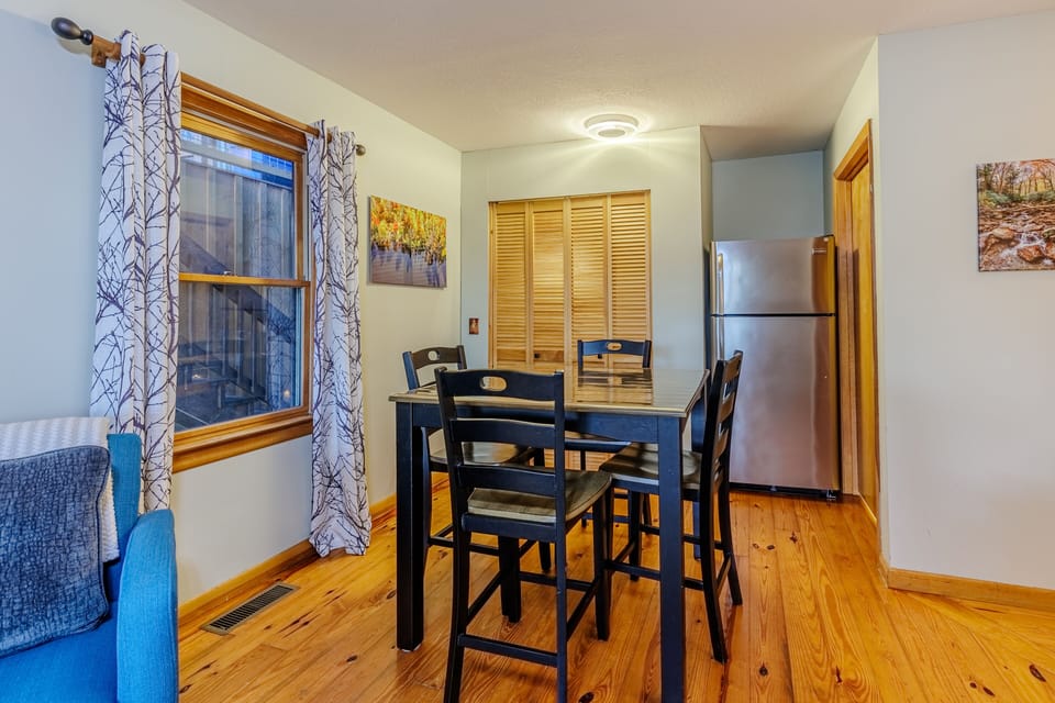 Downstairs table for games or dining!