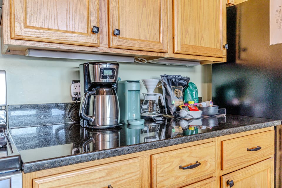 Choose your brew method - drip, Keurig, or Hario V60.