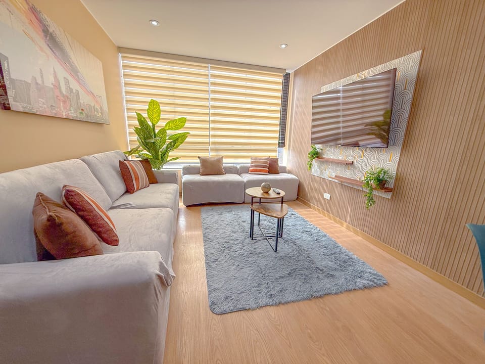 Comfort Apartment, Balcony, City View | Living area | Flat-screen TV