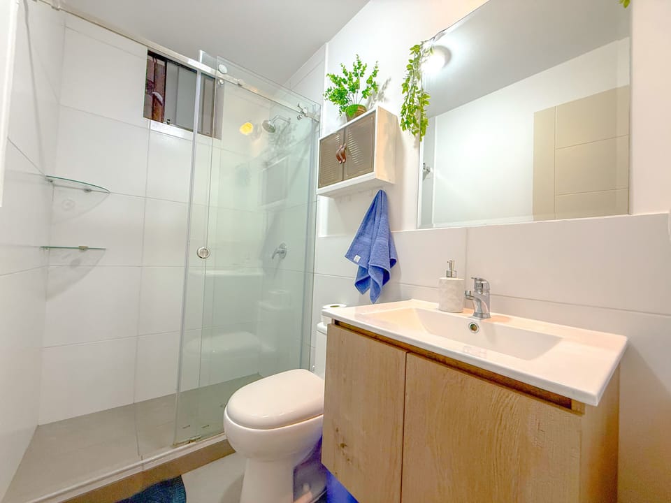 Comfort Apartment, Balcony, City View | Bathroom