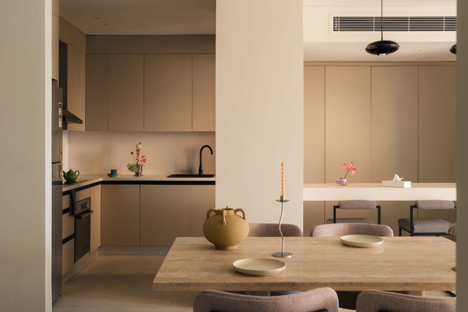 Apartment, 2 Bedrooms, City View | In-room dining