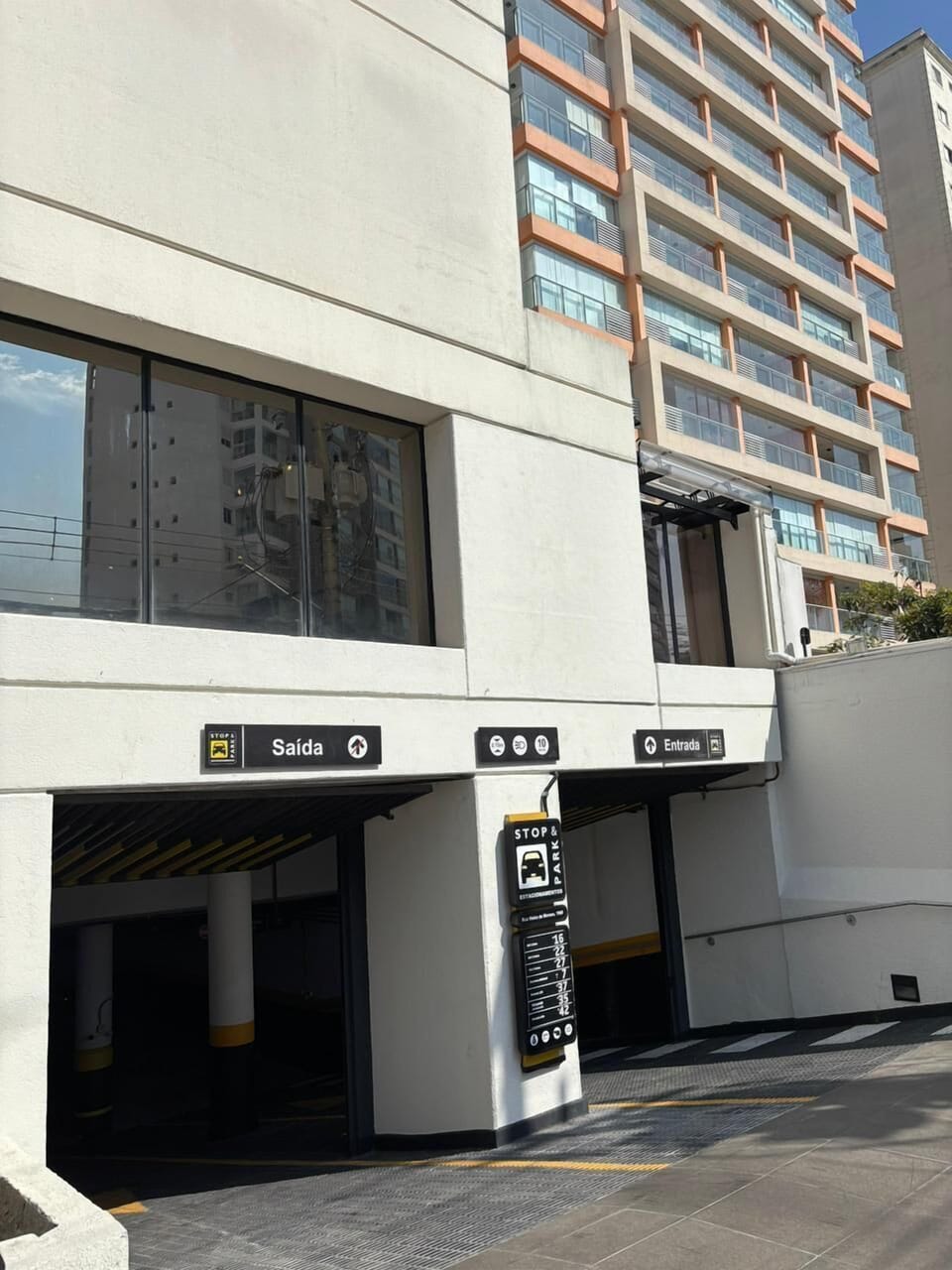 Free valet parking