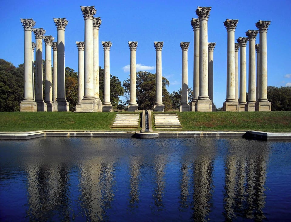 U.S. National Arboretum
-A peaceful escape from the city bustle, with gardens, bonsai museum and the “Capitol Columns” art installation.