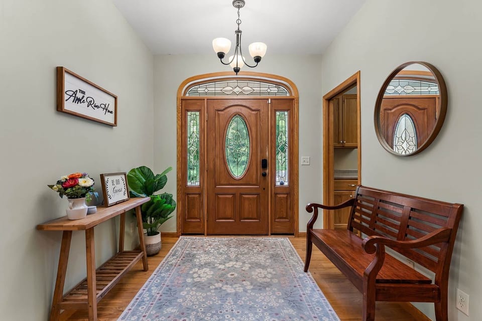 The Apple River House is thoughtfully appointed throughout.