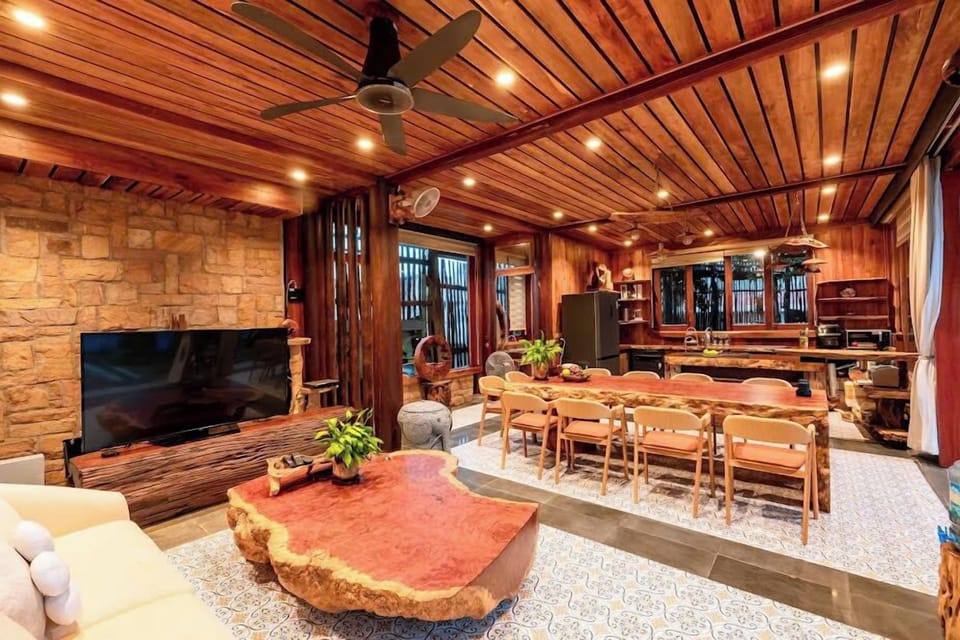 Villa, Garden View, Poolside | Living area