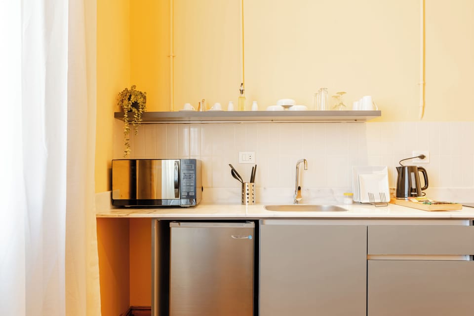 Apartment, 1 Bedroom, City View | Private kitchen | Mini-fridge