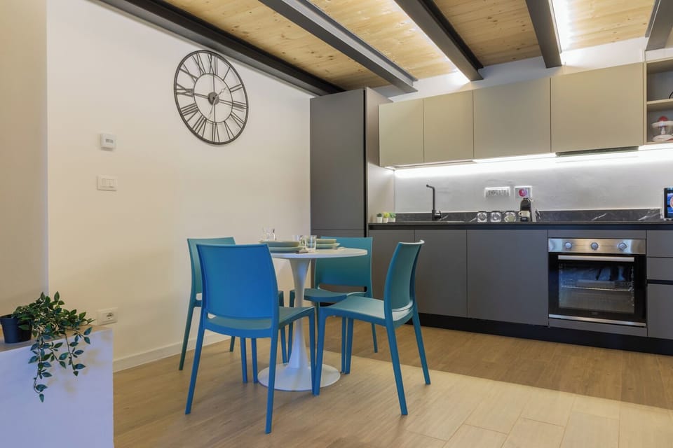 Basic Apartment | Private kitchen | Espresso maker, electric kettle