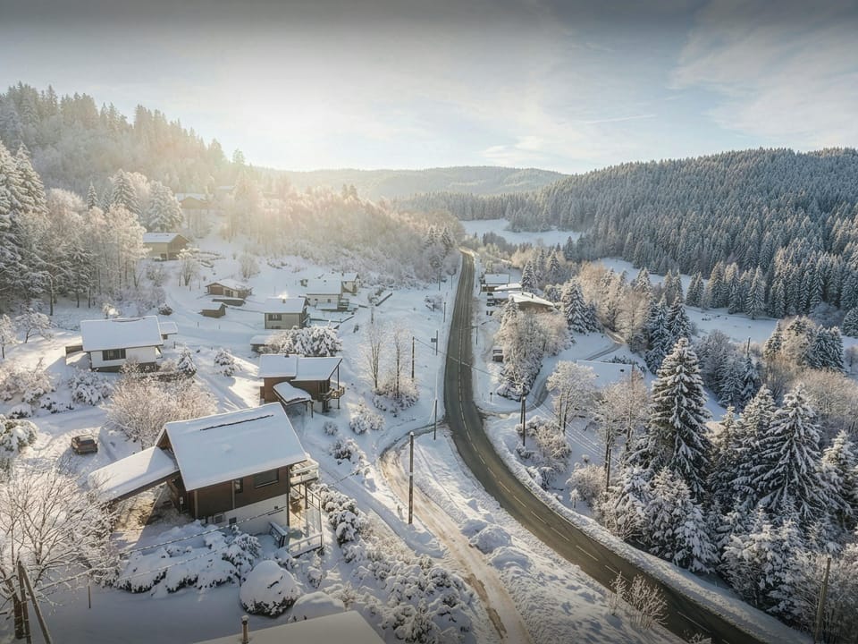 Gerardmer under the snow