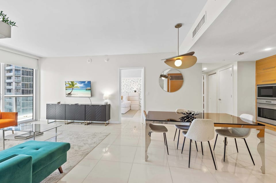 Open floor plan ideal for entertaining.