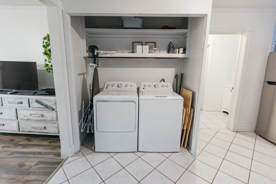 Convenient in-house laundry for a stress-free stay!