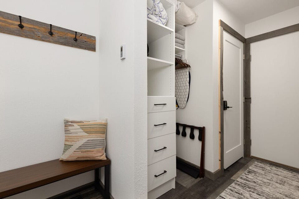 Entryway and closet