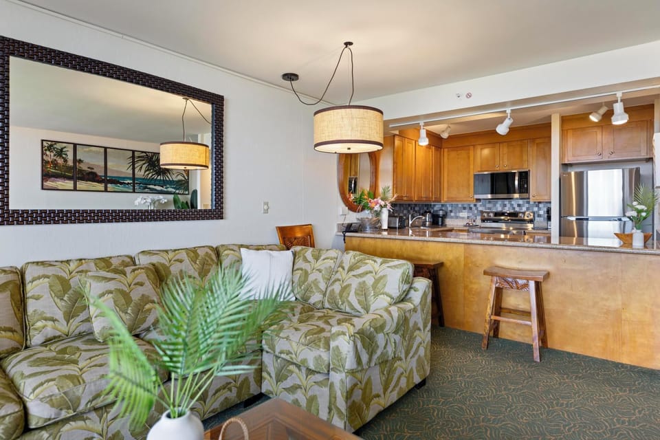 Comfortable seating in the living area