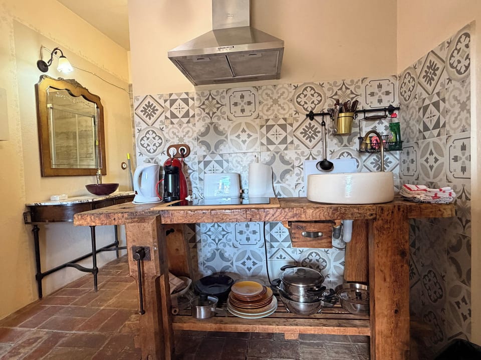 Prepare delicious meals in the charming, fully-equipped kitchenette, just like at home.
