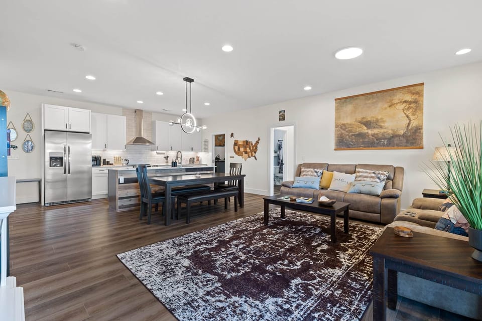 National Parks Themed Living Room Dining and Kitchen