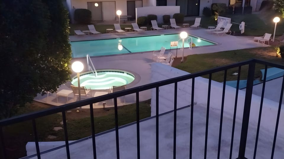 Looking over Top Balcony
