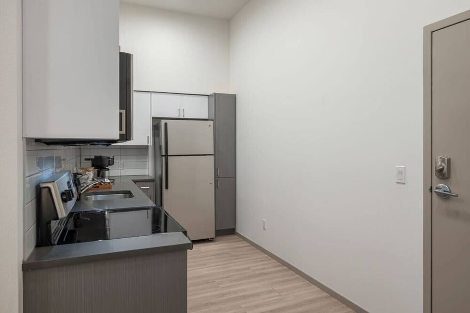 Your home away from home — complete kitchen ready for any meal.