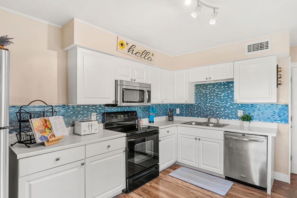 Fully equipped kitchen with everything you need!