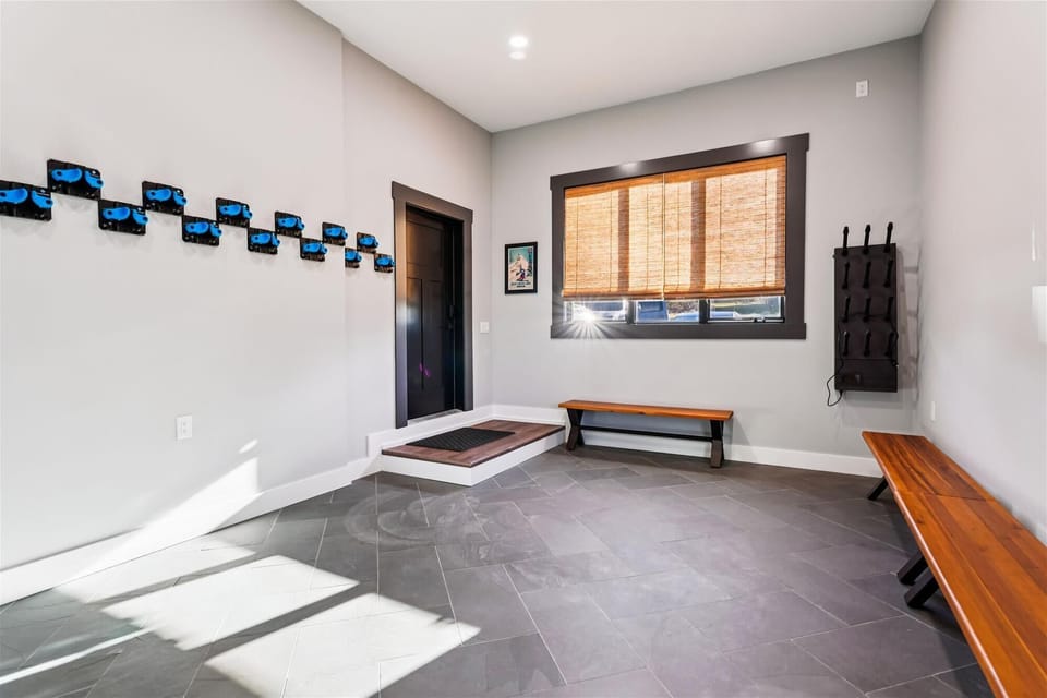 Mud Room with boot dryers
