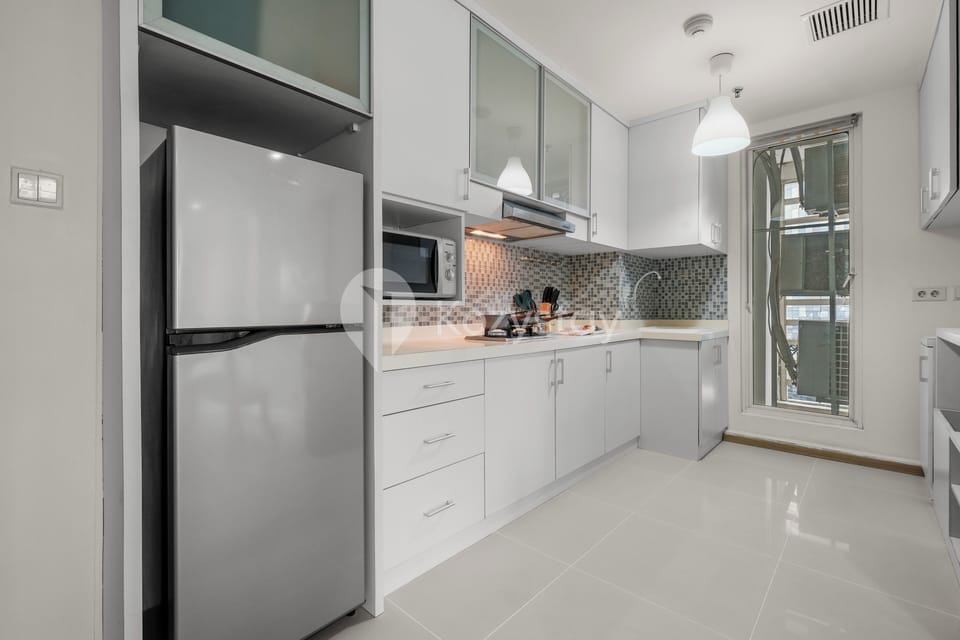 Apartment, 2 Bedrooms, City View | Private kitchen | Full-size fridge, microwave, stovetop, rice cooker