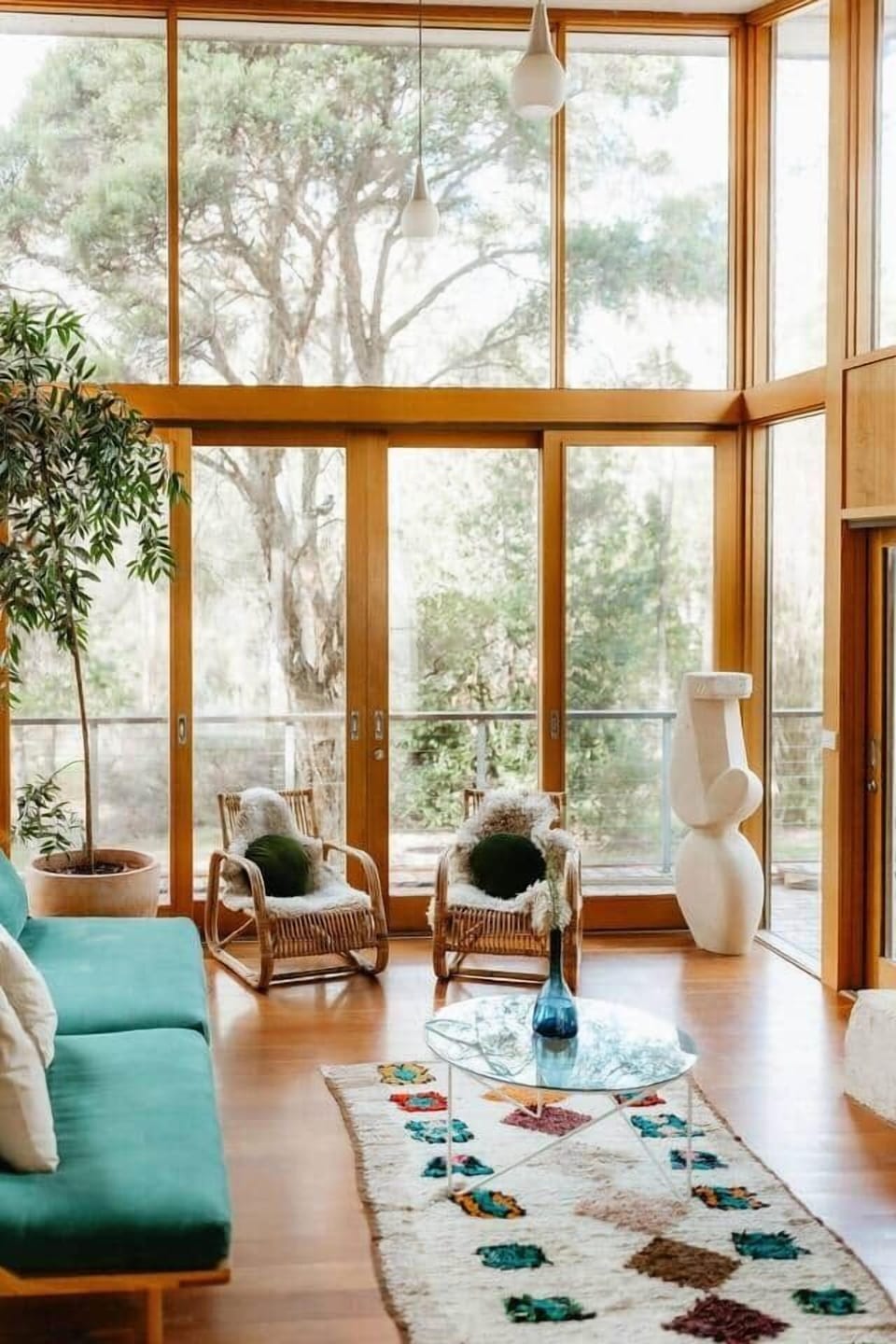 Sunroom entryway.