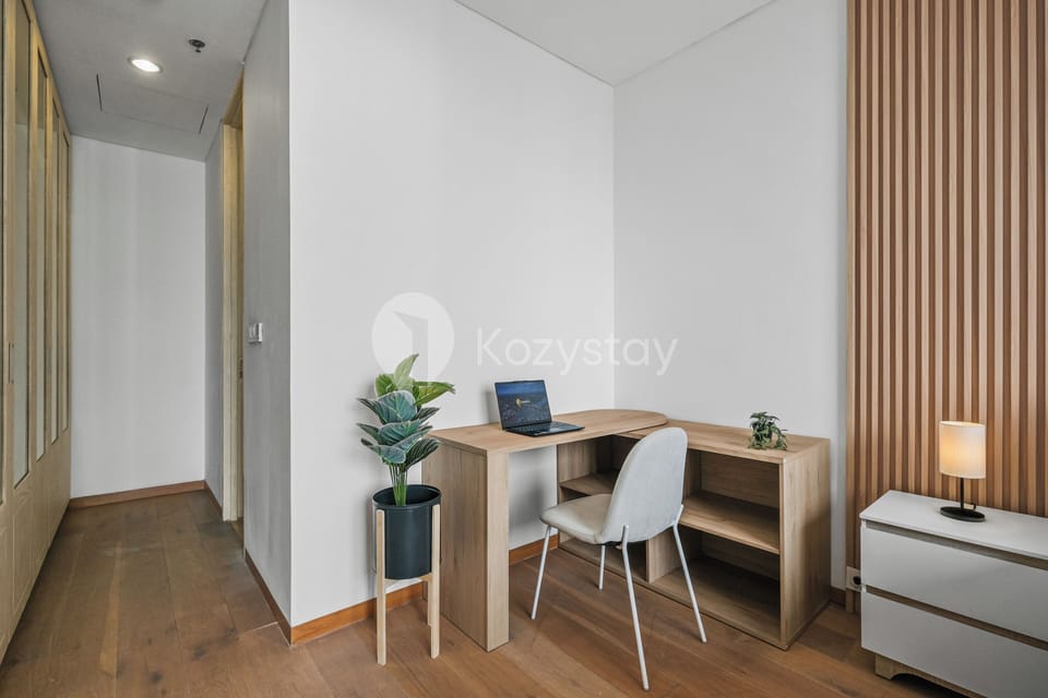 Apartment, 2 Bedrooms, City View | Desk, laptop workspace, iron/ironing board, free WiFi