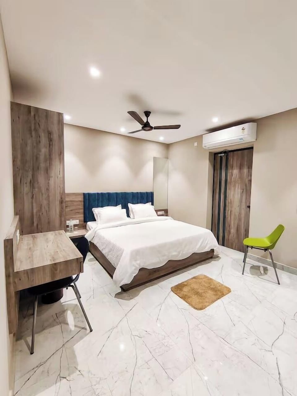 Premium bedding, memory foam beds, individually furnished