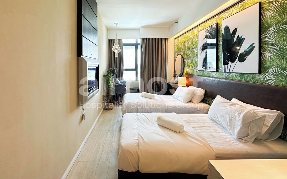 Double or Twin Room, City View | Soundproofing, iron/ironing board, free WiFi, bed sheets