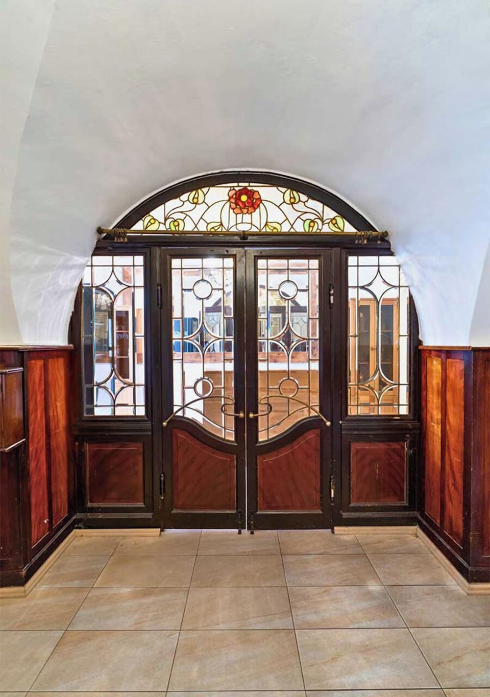 Interior entrance