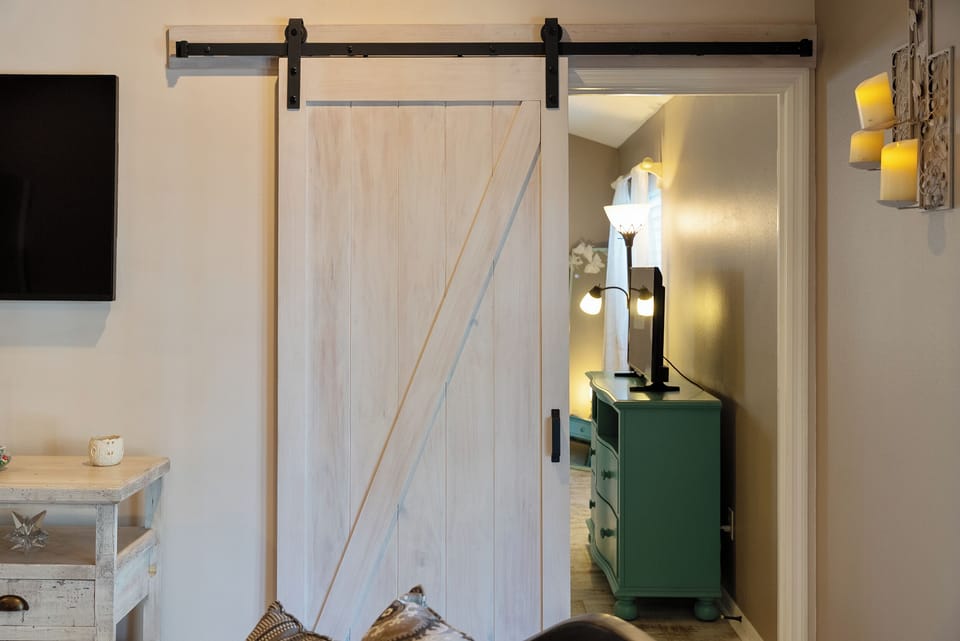Barn-Style Door to Master Bedroom