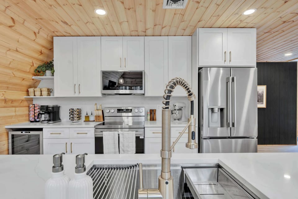 Bright Modern Kitchen with Stainless Appliances