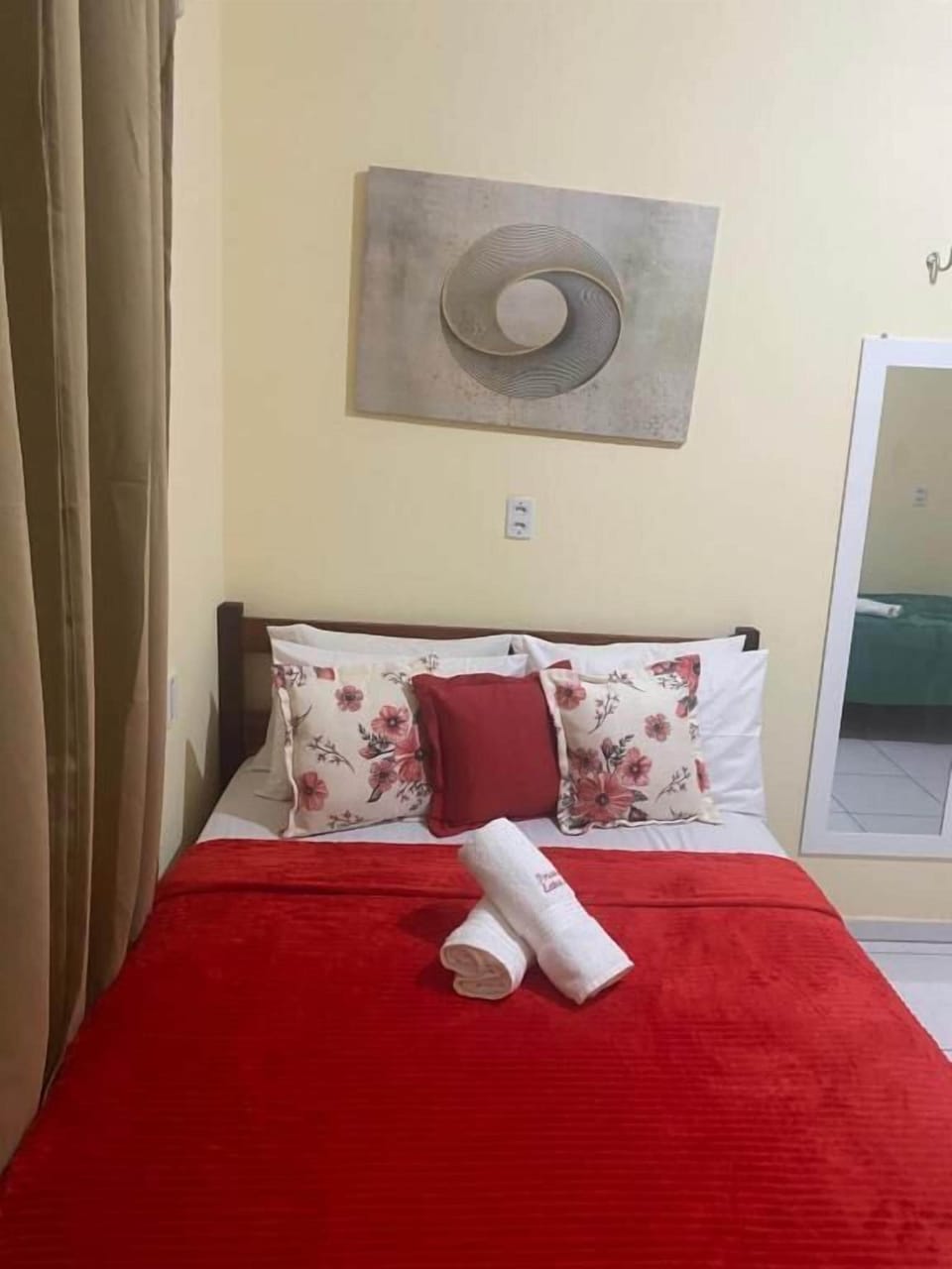 Desk, blackout drapes, iron/ironing board, free WiFi