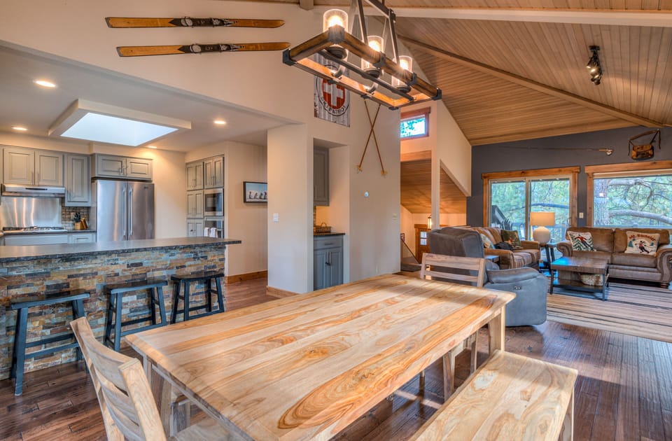 A complete view from the dining area