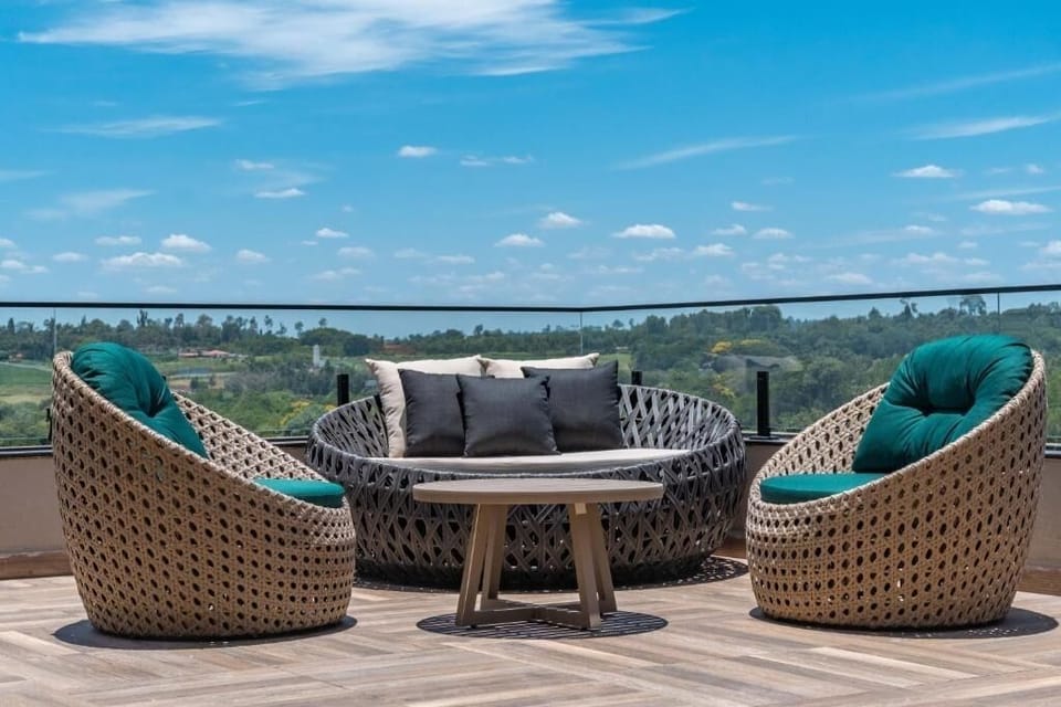 Outdoor seating area