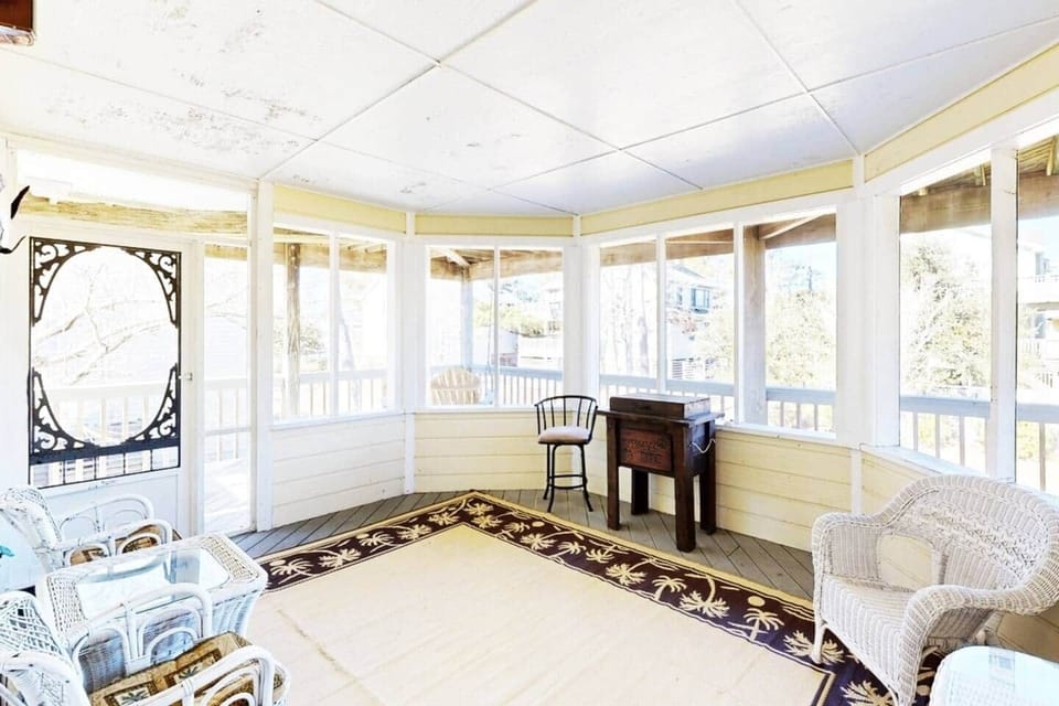 Sun Room on 2nd level with connected decks