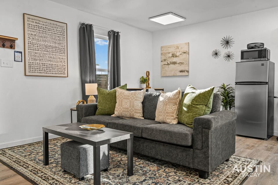A thoughtfully styled living area offering comfort, function, and a welcoming modern touch