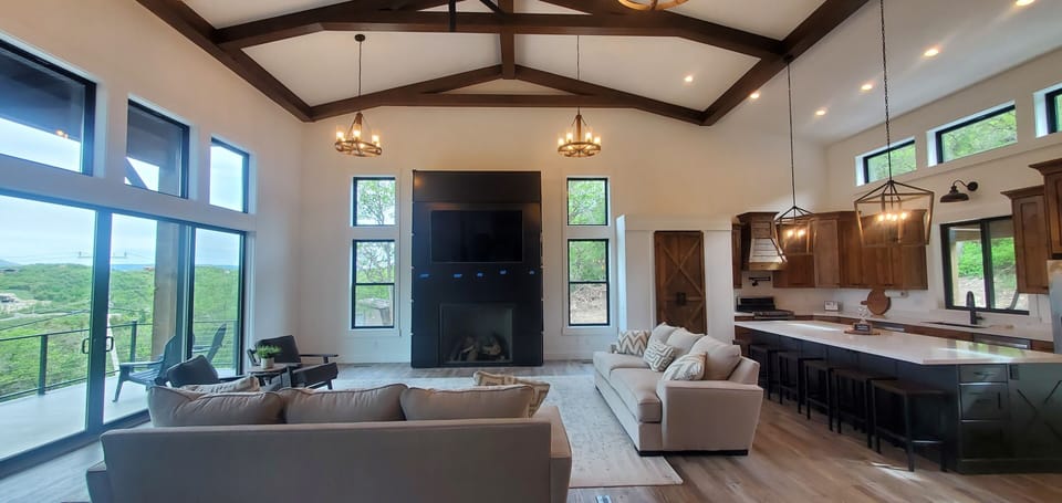 Huge great room with views!