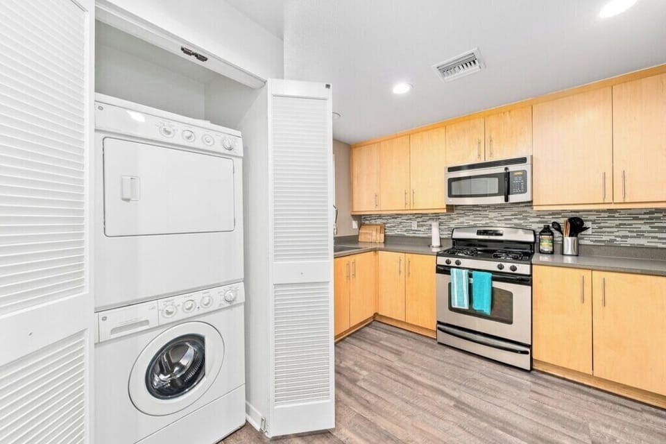 Enjoy the true convenience of having a washer and dryer right in your unit.