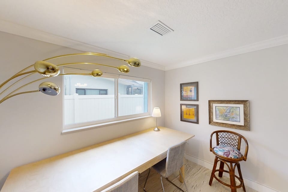 Remote work desk space